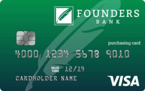 Founders Bank Purchasing card