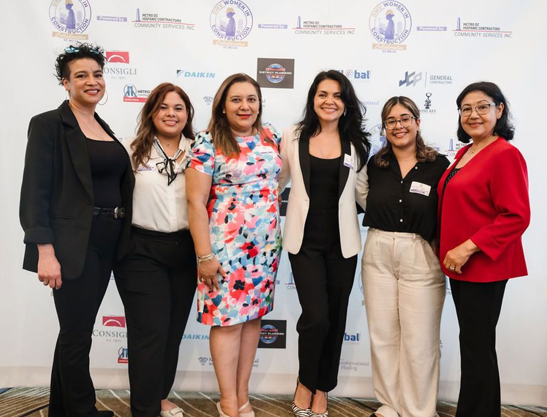 Ana Morales at a networking event