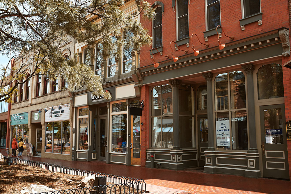 Storefront of a small business