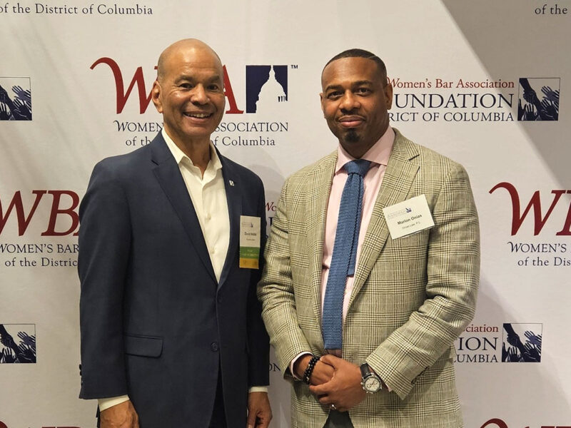 David Hobbs and Marlon A. Onias, Founder and Managing Attorney of Onias Law